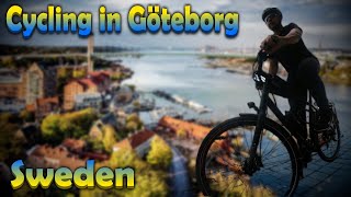 Cycling in Göteborg (Gothenburg) Sweden. Cykling i Göteborg, Sverige.