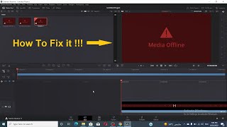 How to fix DaVinci Resolve Media Offline with HEVC H.265 حل مشكله في برنامج دافينشي الخاص بالمونتاج