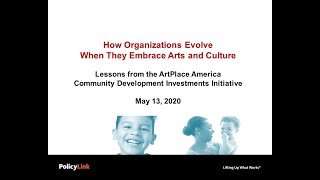 How Community Development Organizations Change When They Embrace Arts and Culture