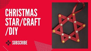 Christmas star/craft/DIY