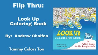 Flip Thru: Look Up Coloring Book by Andrew Chalfen