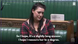 Alicia Kearns raises rural healthcare in the House of Commons