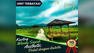 Jual tanah sawah kavling di Bogor