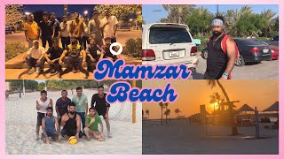 TEAM OUTDOOR TRIP TO MAMZAR BEACH PARK ENJOYING #foryou #explore #park #beach #vlogger #uae #India