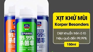 CHAI XỊT KHỬ MÙI LÀM THƠM XE DIỆT KHUẨN TỚI 99% THẾ HỆ MỚI CHO MỌI BÁC TÀI CHO HƯƠNG THƠM MÁT