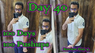 100 Pushups for 100 Days, Day 40