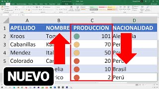 [EXCEL] Ordenar datos AUTOMÁTICAMENTE mientras escribes