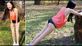 Polina workout in nature - Stretch & Train