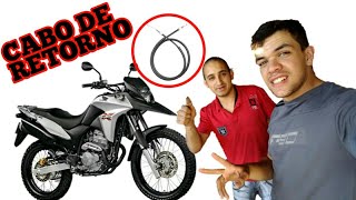 trocando o cabo de retorno do acelerador da xre 300