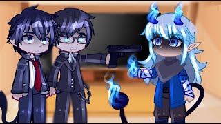 Blue Exorcist React To Rimuru Tempest As Satan's Eldest Son || Gacha React