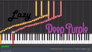 Deep purple - Lazy - piano tutorial (Hard)