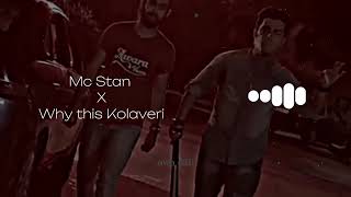 Mc stan X Why this kolaveri ringtone // Vm musics // hindi #shorts