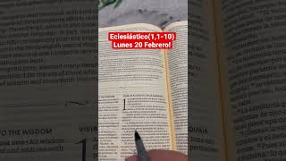 Lectura de hoy Lunes 20 Febrero 2023! #lecturadeldia