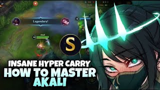 WILD RIDT : HOW TO MASTER AKALI | WILD RIFT AKALI BUILD & RUNES | WILD RIFT AKALI GUIDE