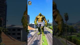 GIANT SUPERMAN vs Giant Abomination Epic Army War in GTA 5 😱