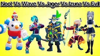 Noot Vs Jager Vs Wave Vs Izuna Vs Evil Piper Frag Pro Shooter !