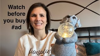 Review of Qeeman solar dog statue #ad