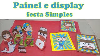 IDEIA DE PAINEL E DISPLAY LUCCAS NETO - Festa Simples