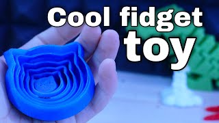 Cool satisfying 3d printed fidget toy