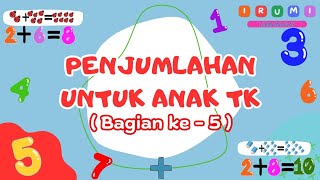 Belajar Penjumlahan Untuk Anak TK Dengan Ganbar Animasi Yang Menarik