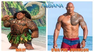 Disney Moana Behind The Voices - Moana Characters in Real Life