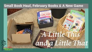 SMALL BOOK OUTLET HAUL + A NEW MATH GAME + FEBRUARY THEMED BOOKS