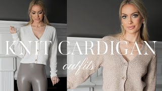 KNIT CARDI, TWO COLORWAYS STYLED | Neutral Looks From Revolve | Holly JoAnne White