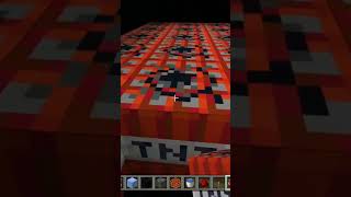 MINECRAFT - CRIANDO UM MUNDO COM TNT 🧨💣#shorts #minecraft