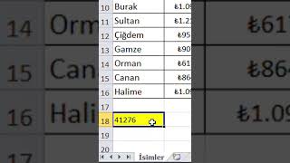 #Excel Rastgele Tarih Üretmek