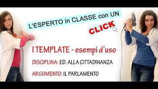 APRENDO – APPRENDO: I TEMPLATE – esempi d’uso - Il parlamento (CITTADINANZA)