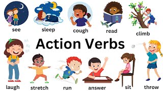 40+ Action Verbs with Simple Sentences