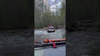 Jeep Alaska River Crossing #jeep #4x4 #mudtruck #alaska