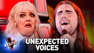 UNEXPECTED VOICES That BLEW the Coaches Away in the Blind Auditions of The Voice