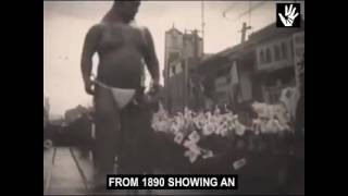 Giants In Japan 1890 Original Clip