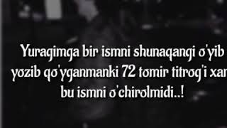 Xamdam Sobirov 💔 Bahtli bo'lolmadik 💔 Kanalga obuna bo'ling