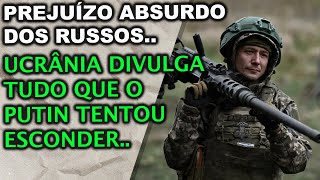 Ucranianos divulgam todos os dados que o Putin tentou esconder sobre o exercito russo na Ucrânia..