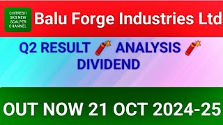 BALU FORG INDUSTRIES LTD Q2 RESULT 2024| BALU FORG INDUSTRIES LTD Q2 RESULT TODAY|