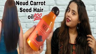 Neud Carrot Seed Hair Oil/How To Get Smooth Shiny  Long Hair With Goodness Carrots Seed #neud