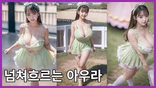 [4K] AI 룩북 Lookbook 육덕의 정석 넘쳐흐르는 아우라