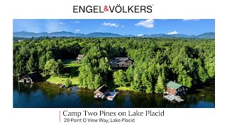 Camp Two Pines on Lake Placid For Sale | Lake Placid, NY