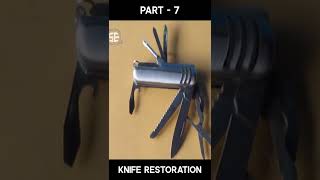 Rusty Old Knife Restoration 🔥 Tool Restoration #Shorts