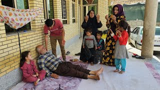 Masoumeh's illness and grandmother's visit to the shopkeeper and taking care of her