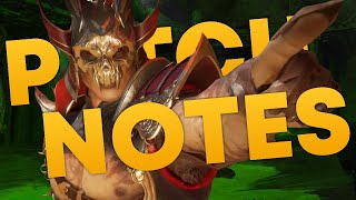 Shao Does DAMAGE Now!: Patch Notes Review - Mortal Kombat 11: Ultimate