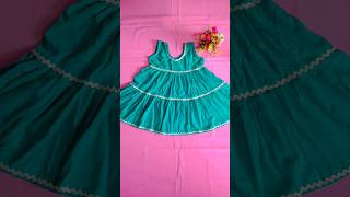 Baby frock cutting and stitching #shortsfeed #fashion #youtubeshorts #trending #babyfrockdesign