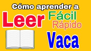 El libro Nacho para aprender a leer fácil y rápido. 🅰️📖📕🅱️