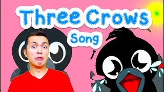 Three Crows Song (with actions) | Babies and Kids Channel | ESL Kinder  Preschool Songs