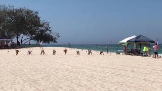 Britney Ingr U12G beach sprint finals - QLD Fastest Man On Sand -1st series Kurruwa Surf Club