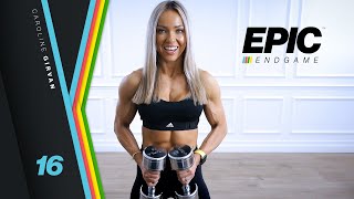 STRUCTURED Shoulder Workout with Dumbbells | EPIC Endgame Day 16