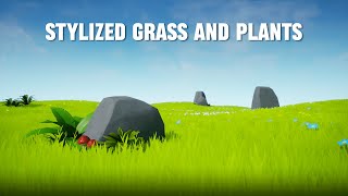 Stylized Grass and Plants for Unreal Engine with Wind Simulation