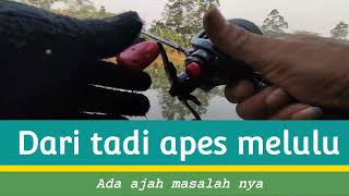 Casting Gabus Spot BKT Air nya Sedang tidak baik - Mancing kali ini kurang hoki, banyak masalah nya